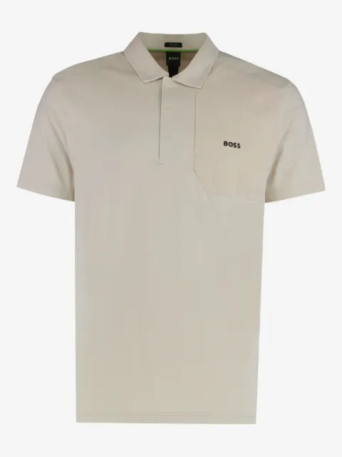 BOSS short-sleeved pocket polo shirt