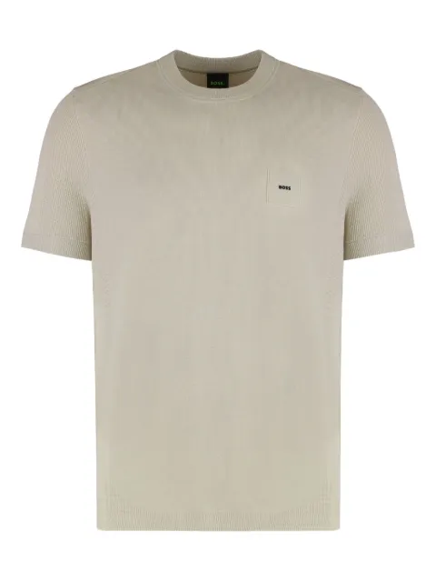 BOSS round-neck logo T-shirt