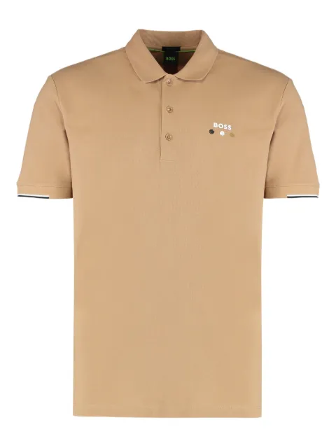 BOSS logo-detail polo shirt