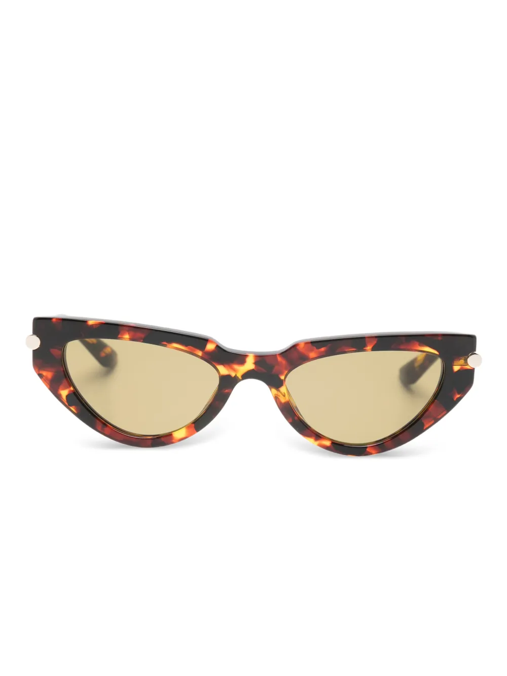 Alexander McQueen Eyewear tortoiseshell cat-eye frame sunglasses | Brown | Image 1