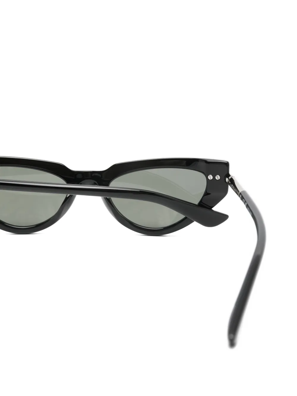 Alexander McQueen Eyewear Zonnebril met cat-eye montuur Zwart