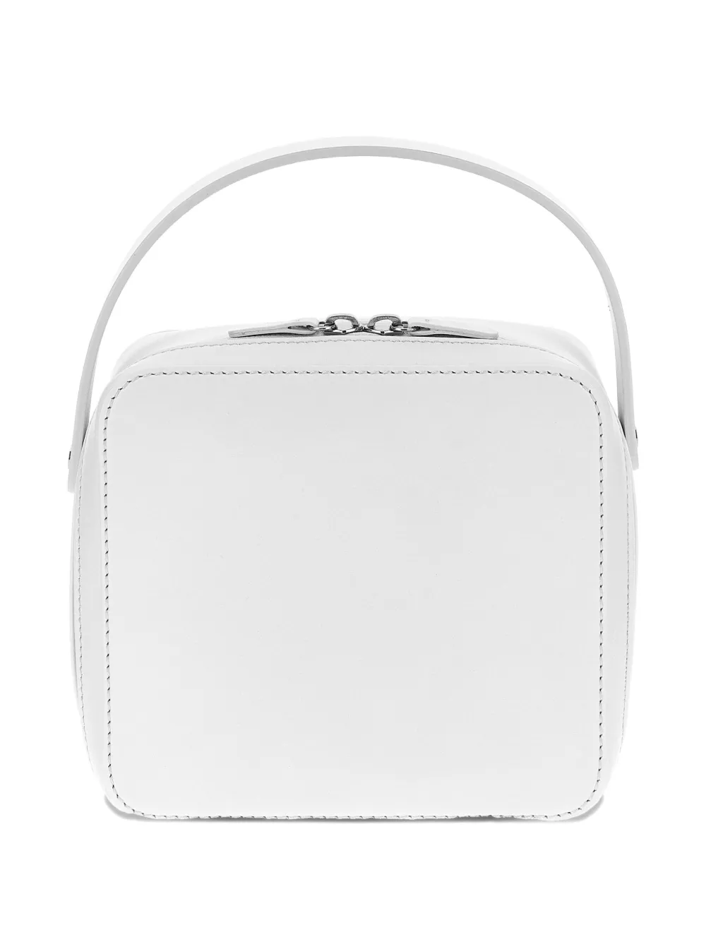 Auralee zip small travel case handbag - Bianco