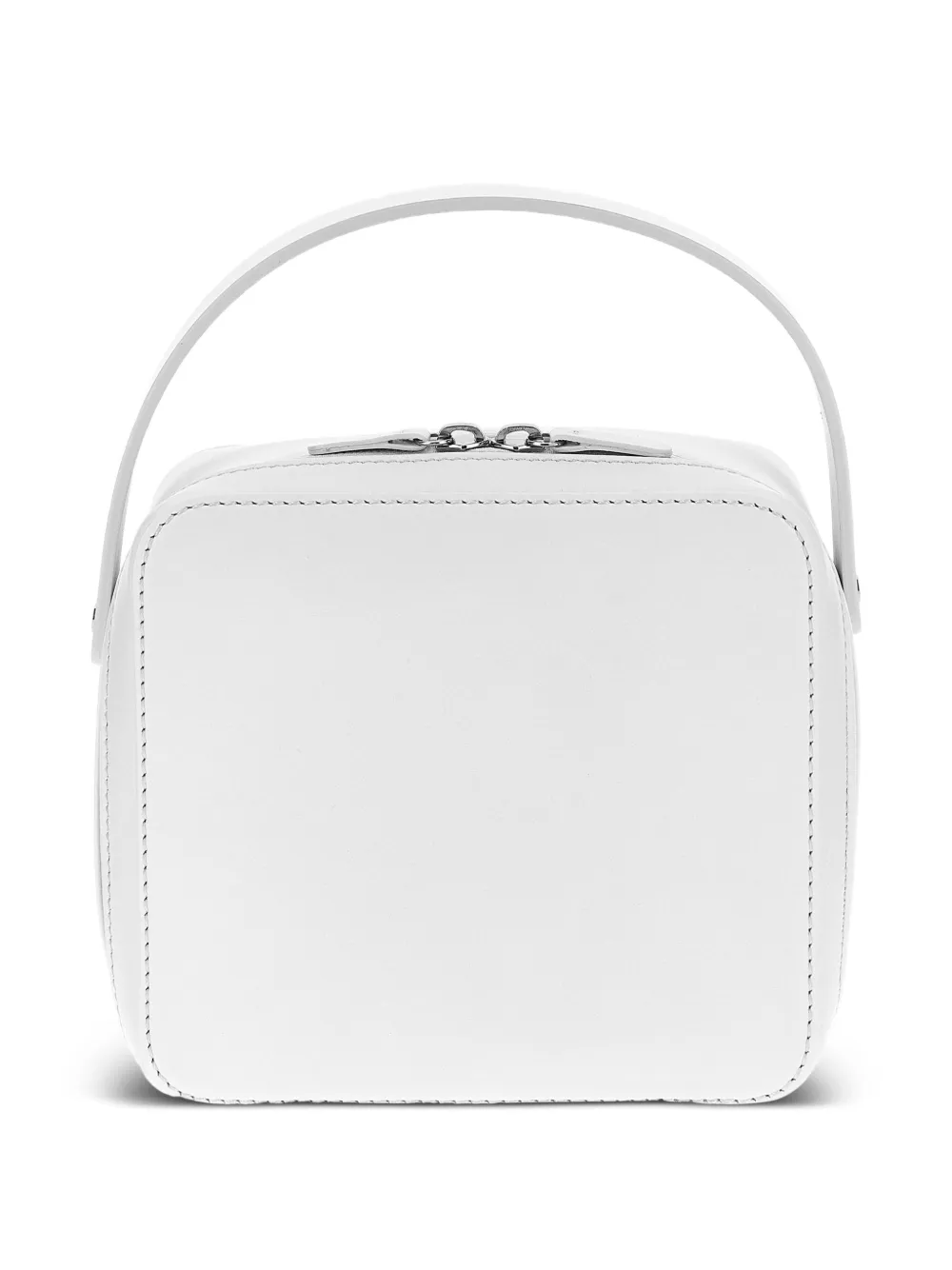 Auralee zip small travel case handbag - Bianco