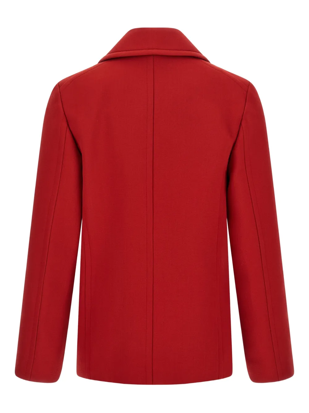 Auralee Double-breasted Jacket In Red