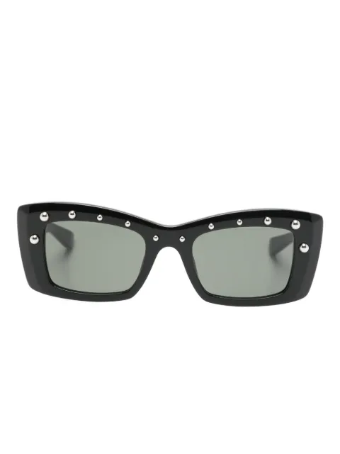 Alexander McQueen Eyewear studded rectangle-frame sunglasses