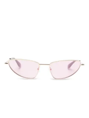 Prada Eyewear A24S ラウンドフレーム サングラス | ピンク | FARFETCH JP