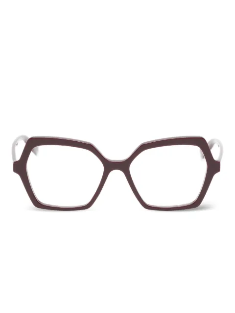 Alexander McQueen Eyewear lunettes de vue à monture géométrique