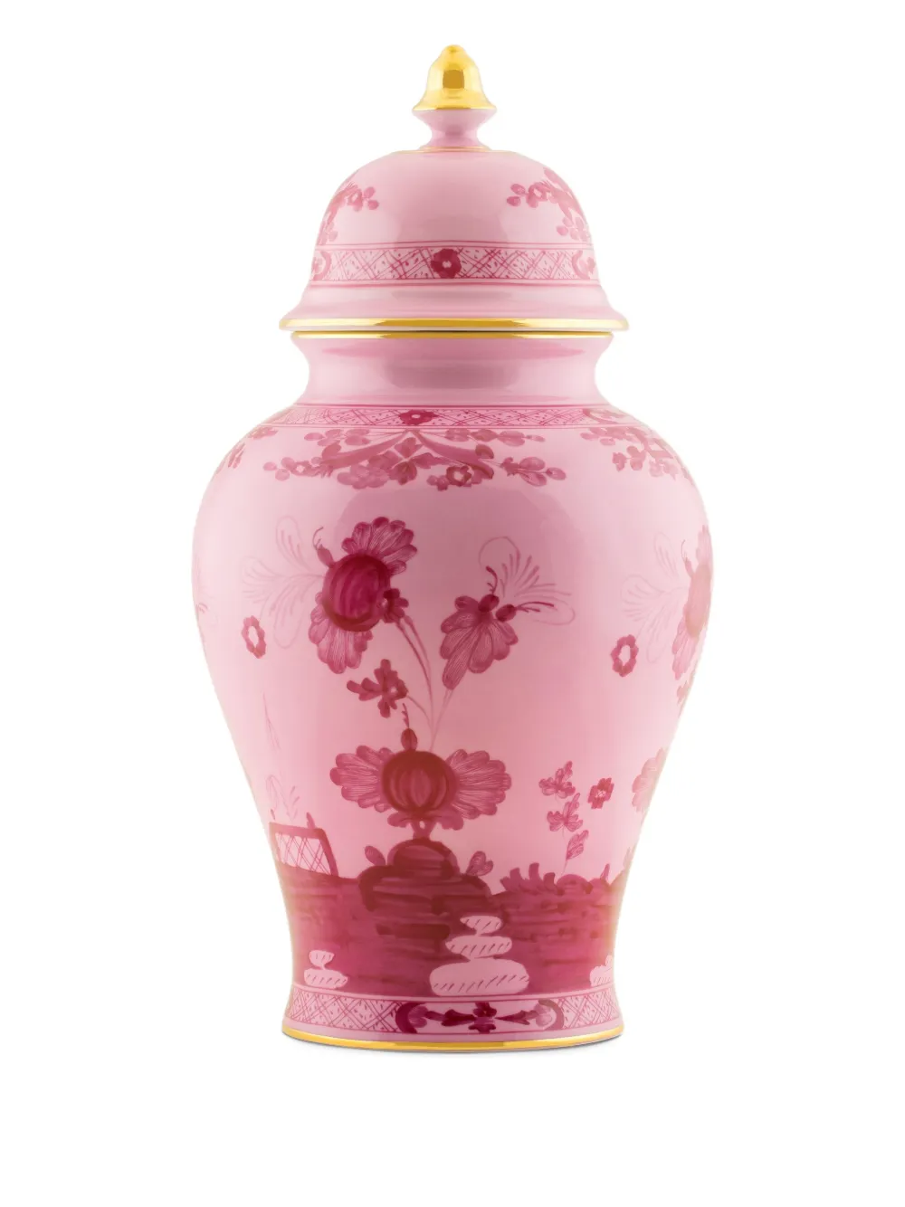 GINORI 1735 large Porpora Potiche vase (19.6cm) - Roze