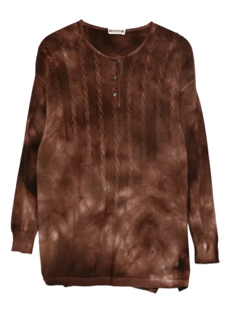 A.N.G.E.L.O. Vintage Upcycling Angelo Vintage Upcycling cable-knit buttoned sweater