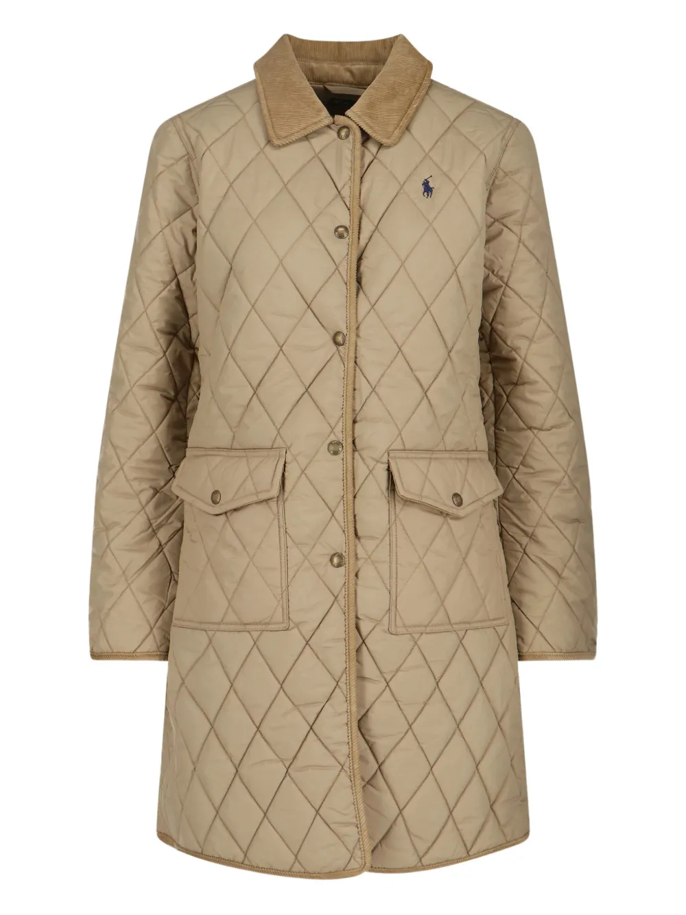 Polo Ralph Lauren corduroy quilted coat - Toni neutri