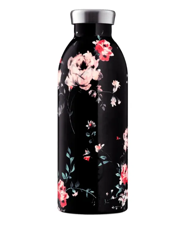 24bottles フローラル ウォーターボトル 500ML | ブラック | FARFETCH JP