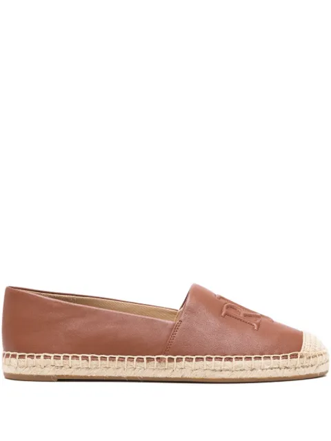 Lauren Ralph Lauren Cameryn embossed-logo espadrilles