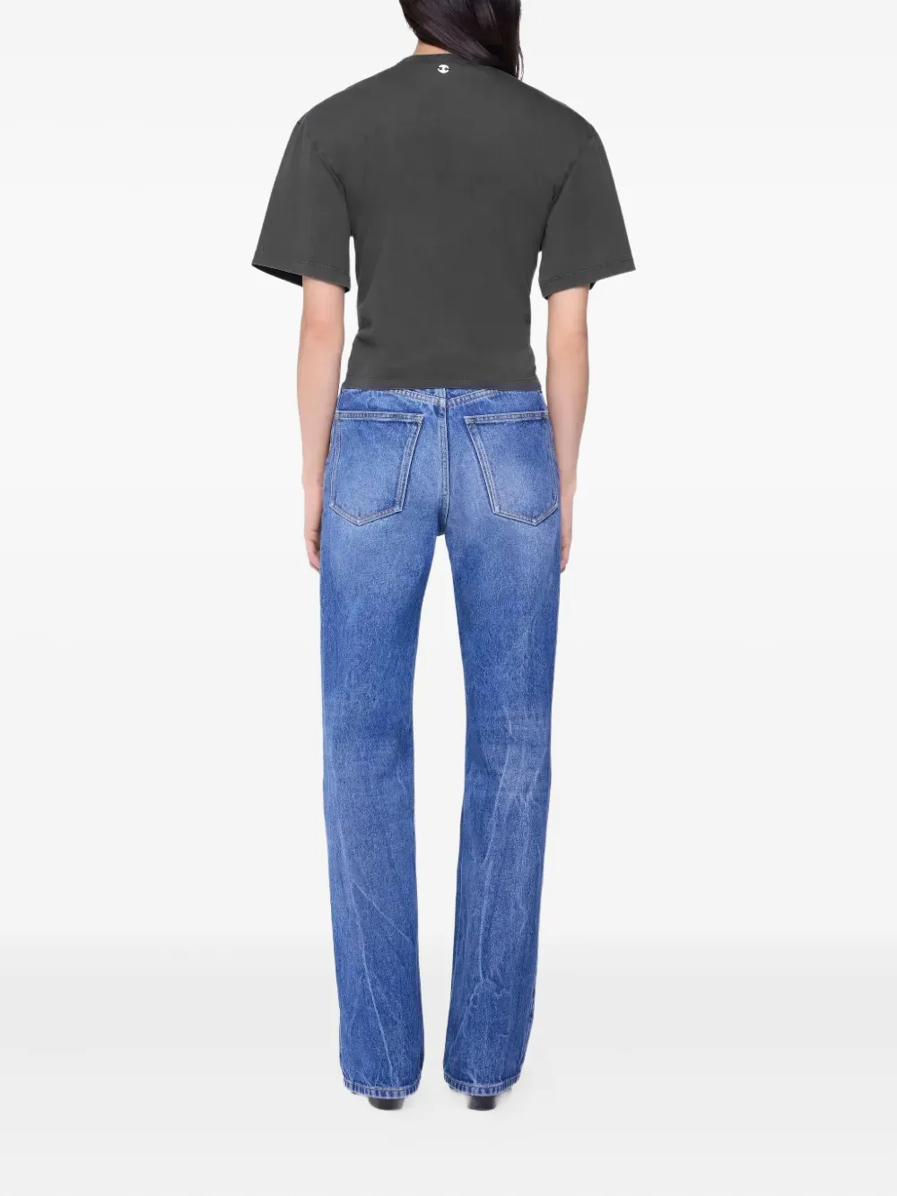 Rabanne Graphic-print T-shirt In Black