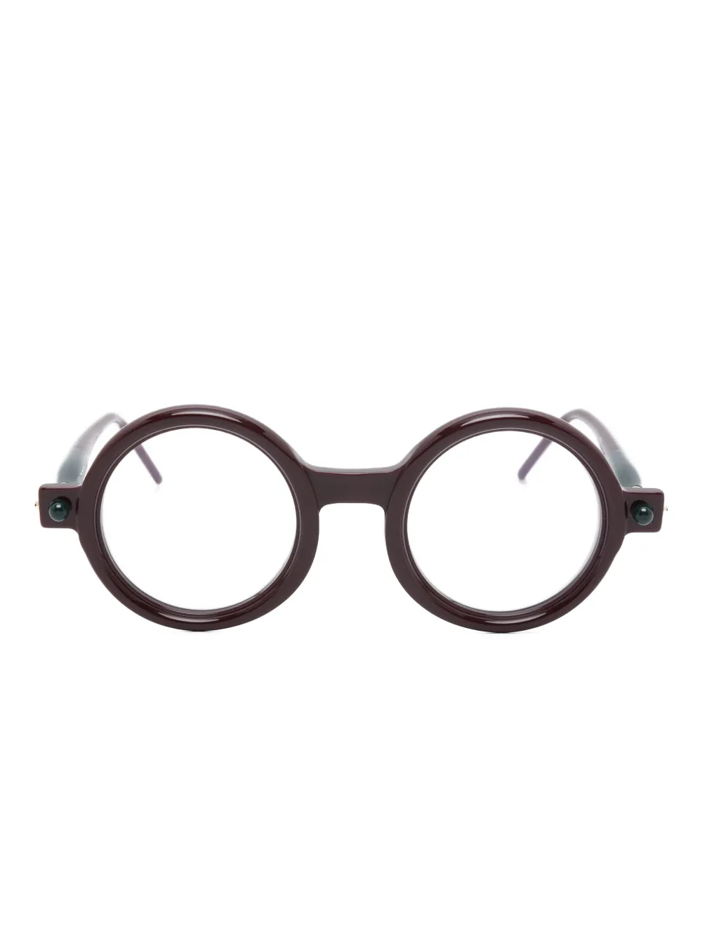 Kuboraum lunettes de vue Mask P1 à monture ronde | rouge | Image 1