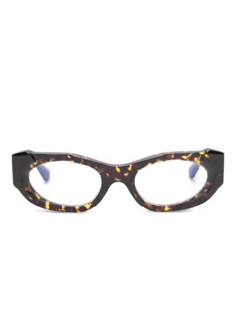 Kuboraum geometric-frame glasses
