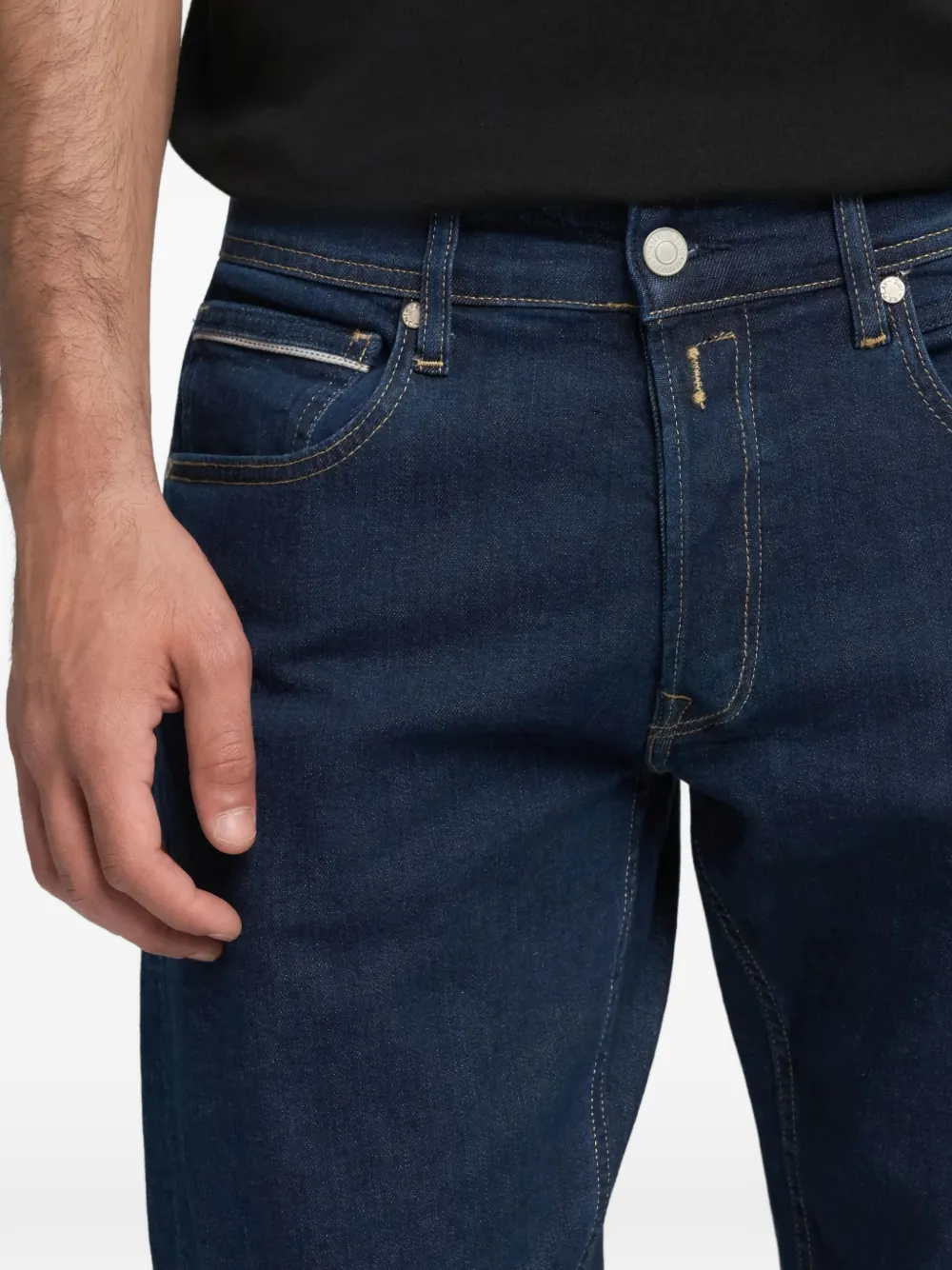 Replay logo jeans Blauw