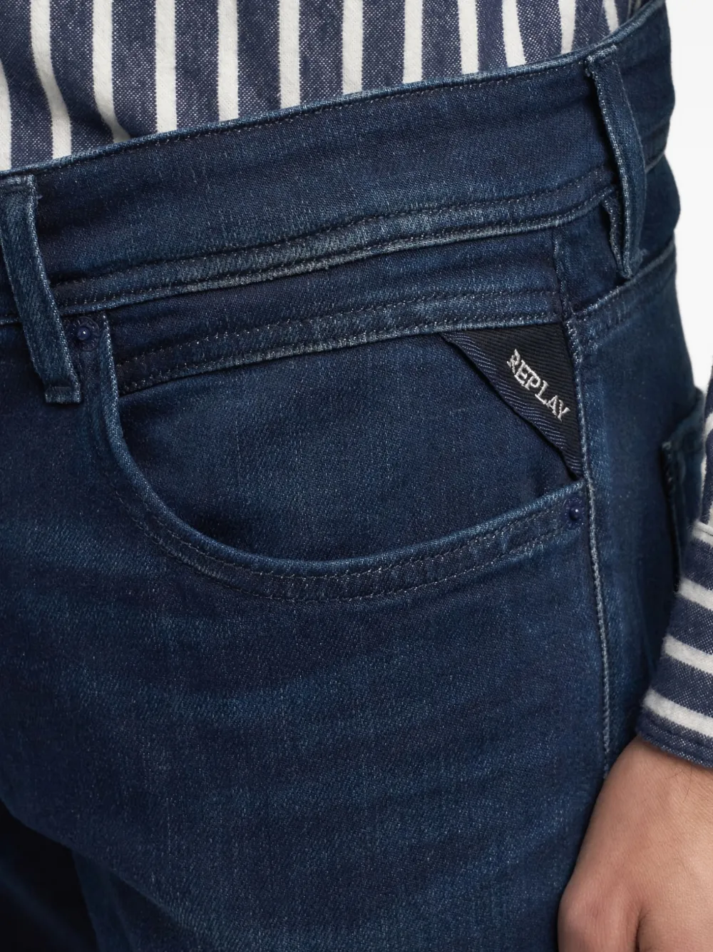 Replay pocket jeans Blauw