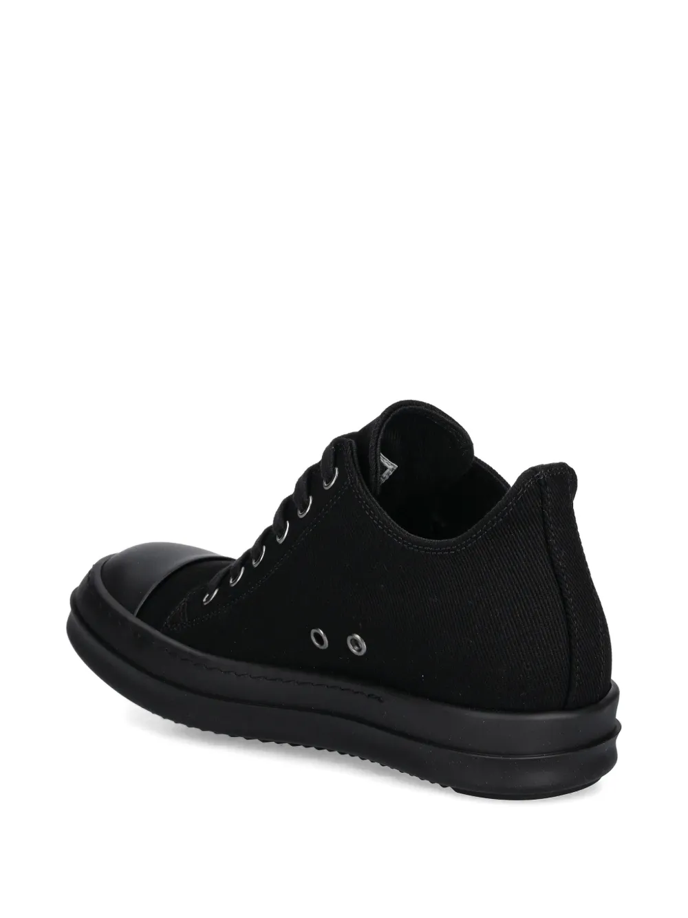 Rick Owens Drkshdw Low Sneaks Lace-up Sneakers In Black