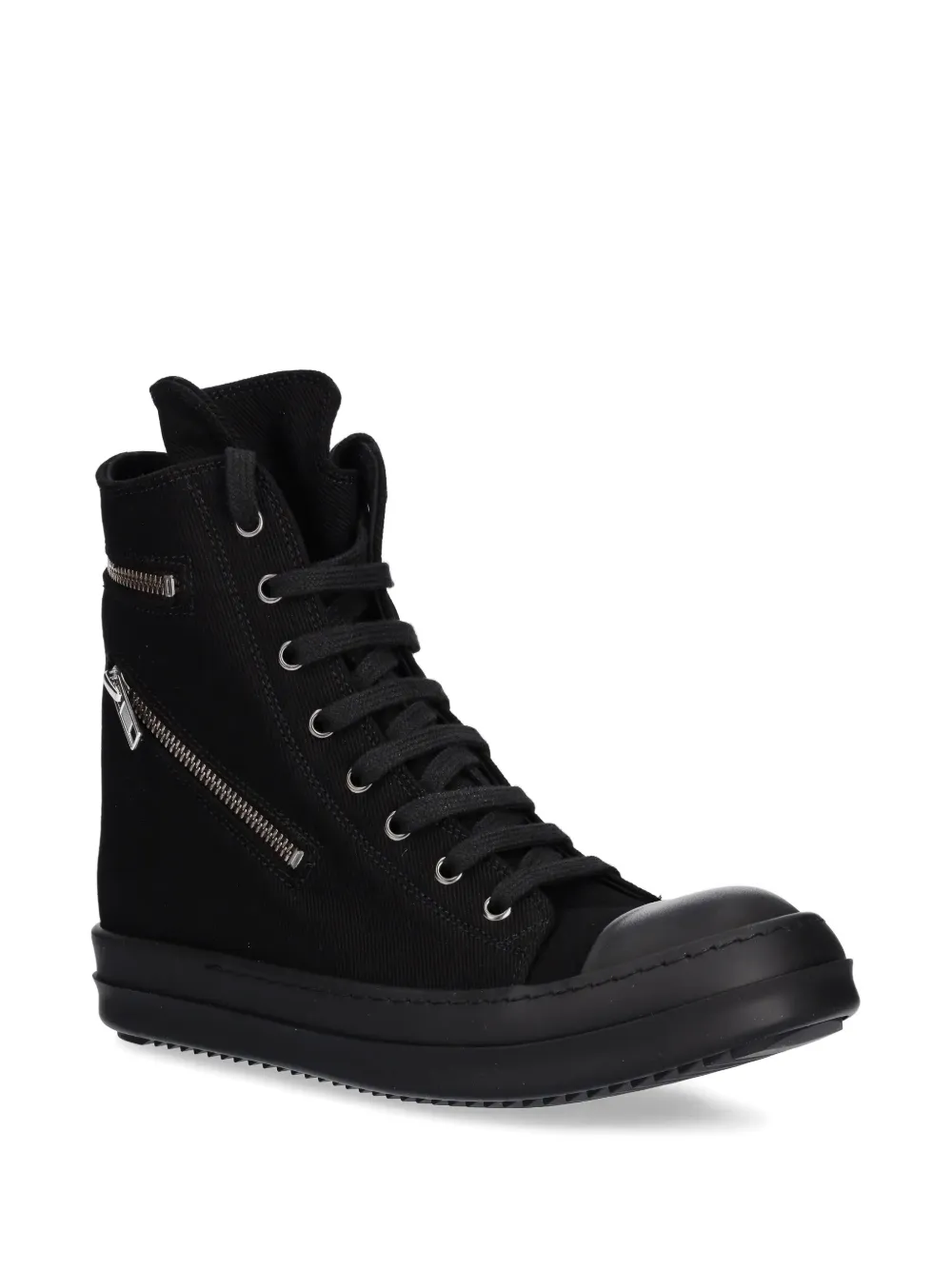 Rick Owens Drkshdw Cargo Sneaks High-top Sneakers In Black