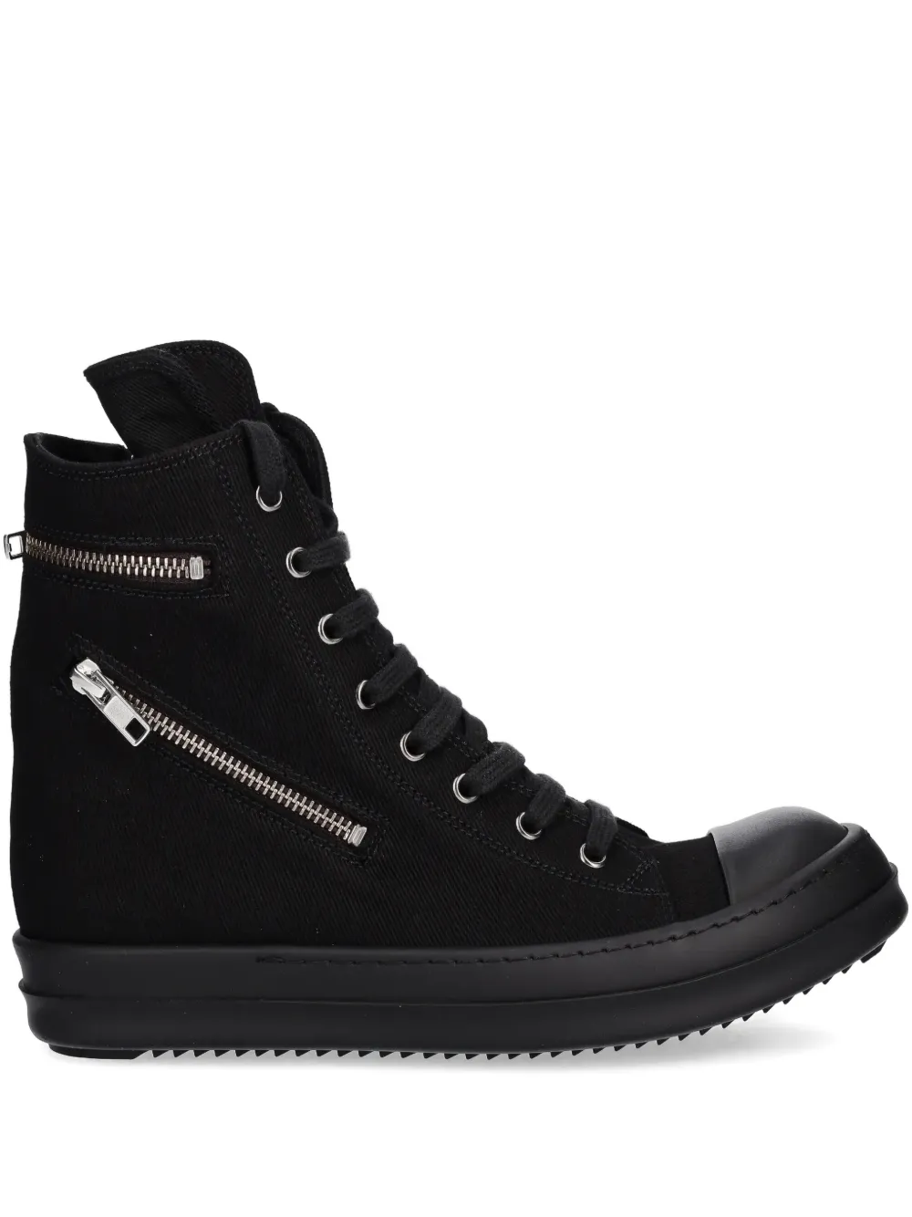 Rick Owens Drkshdw Cargo Sneaks High-top Sneakers In Black