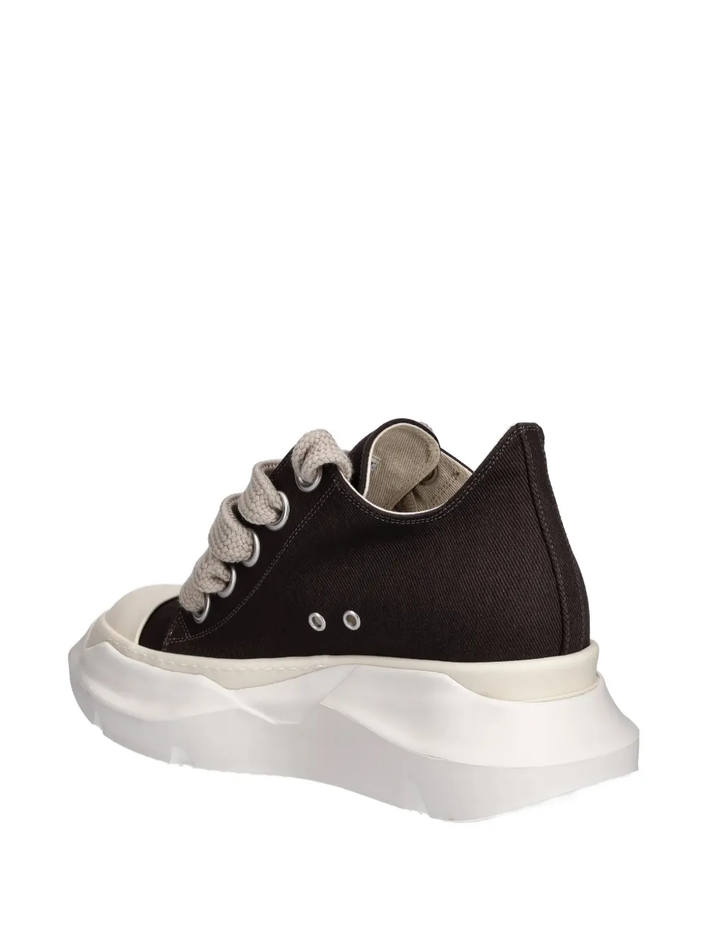 Rick Owens Drkshdw Jumbolace Abstract Low Sneaks Lace-up Sneakers In Brown