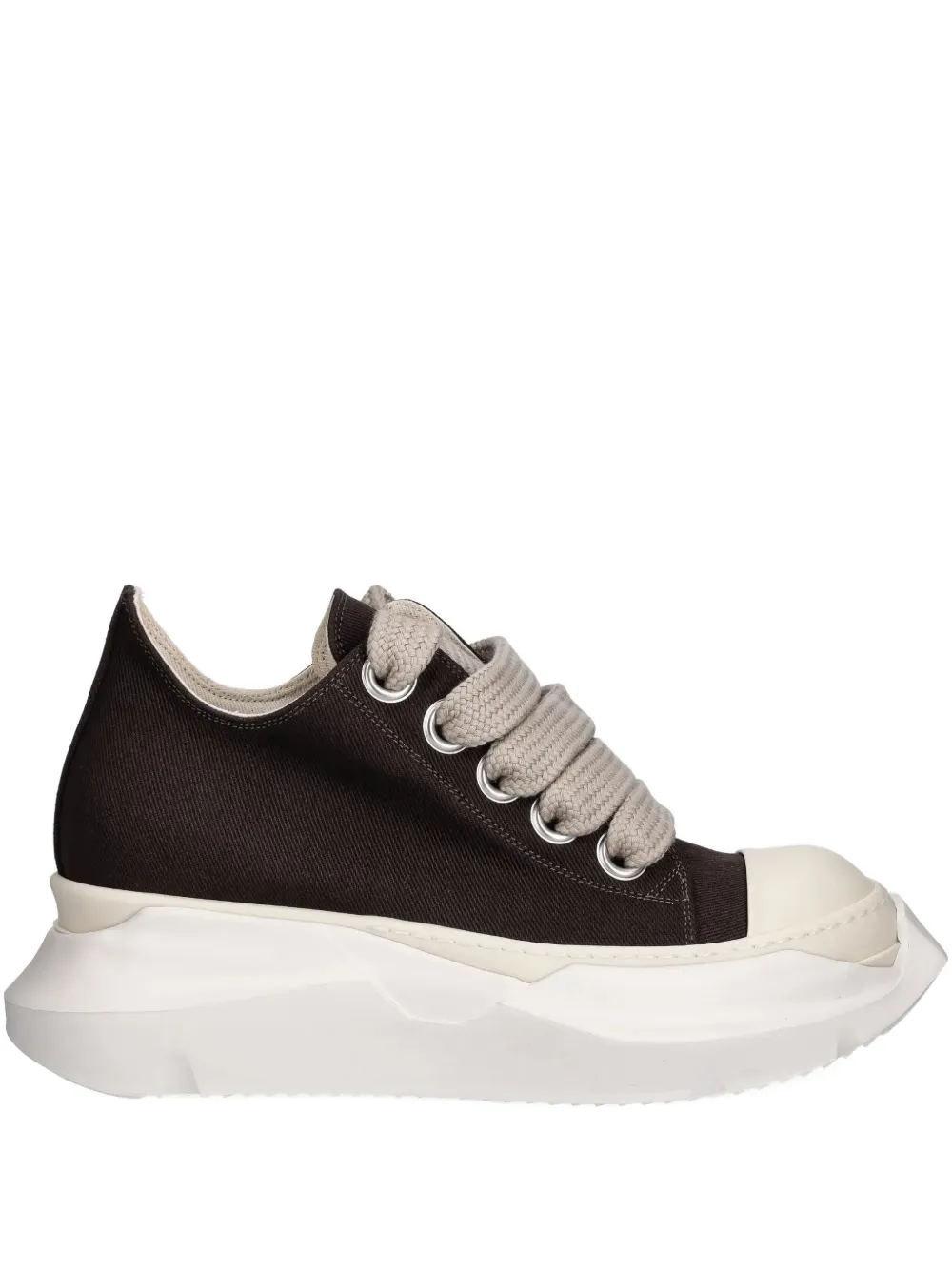 Rick Owens DRKSHDW Jumbolace Abstract Low Sneaks lace-up sneakers | Brown | Image 1