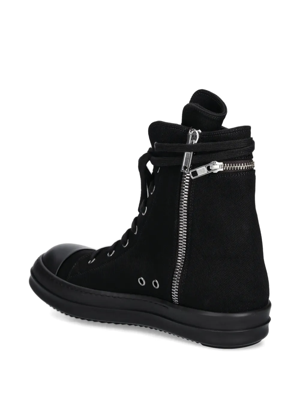 Rick Owens Drkshdw Cargo Sneaks Zip-detail Sneakers In Black