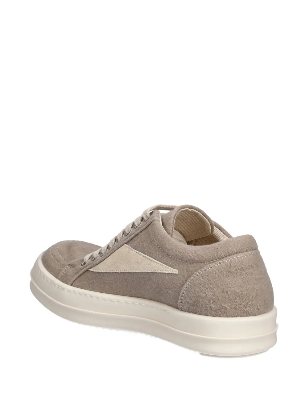 Rick Owens Drkshdw Vintage Sneaks Brushed-effect Sneakers In Brown