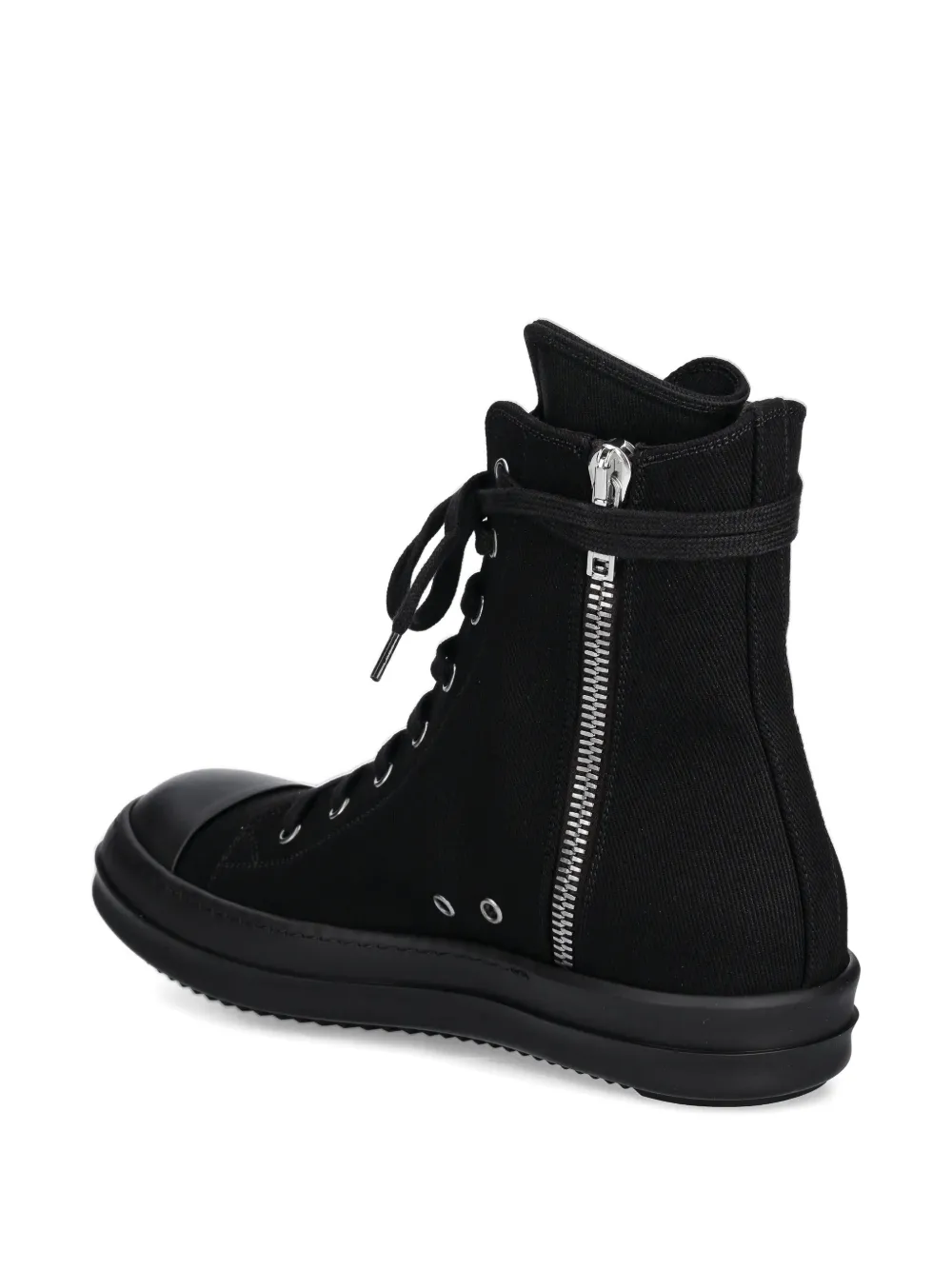 Rick Owens Drkshdw Sneaks Side-zip Sneakers In Black