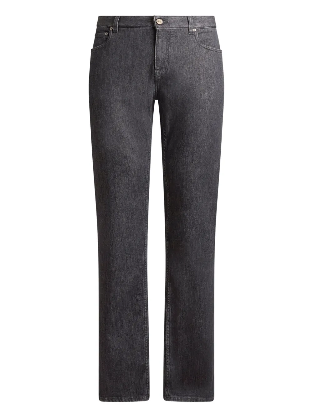 ETRO Pegaso-appliqué jeans - Grigio