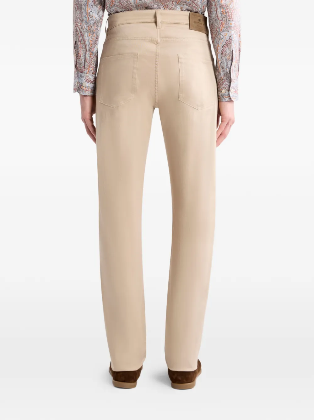 Etro Buttoned Trousers - Neutrals 