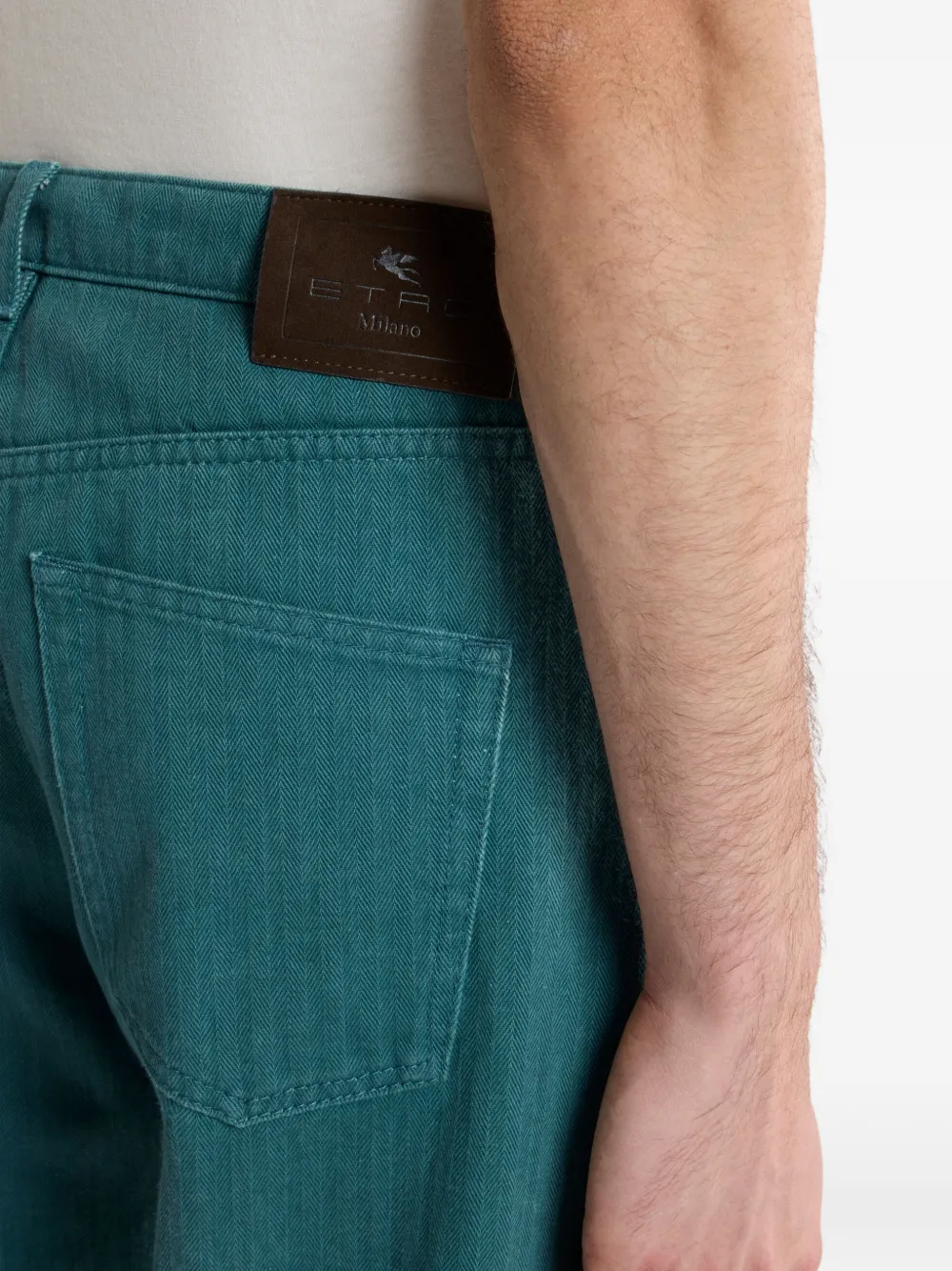 ETRO Straight jeans Blauw