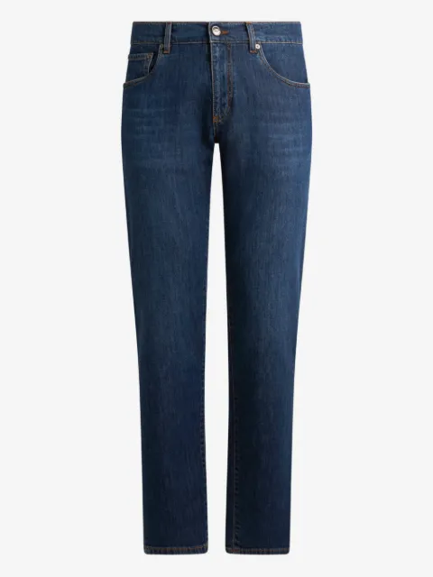 ETRO jeans slim con diseño de cinco bolsillos