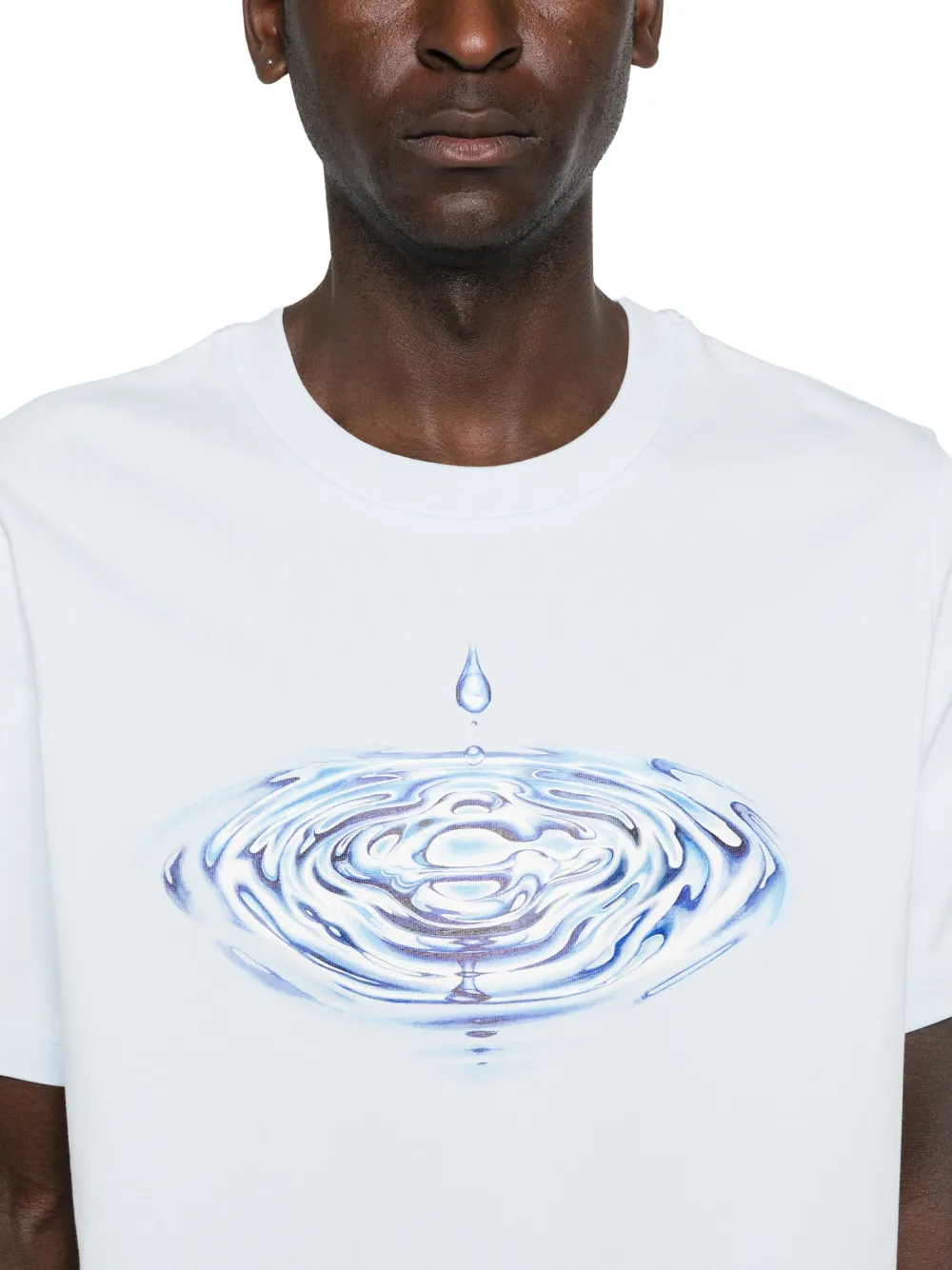 Casablanca Drip T-shirt Blauw