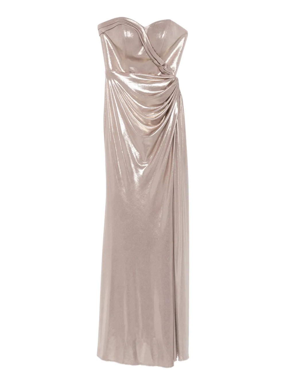 CRISTALLINI Angelina draped strapless dress | Silver | Image 1
