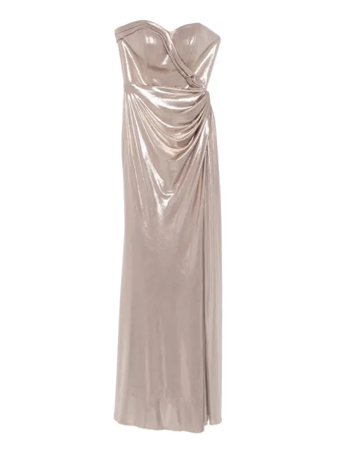 CRISTALLINI Angelina draped strapless dress