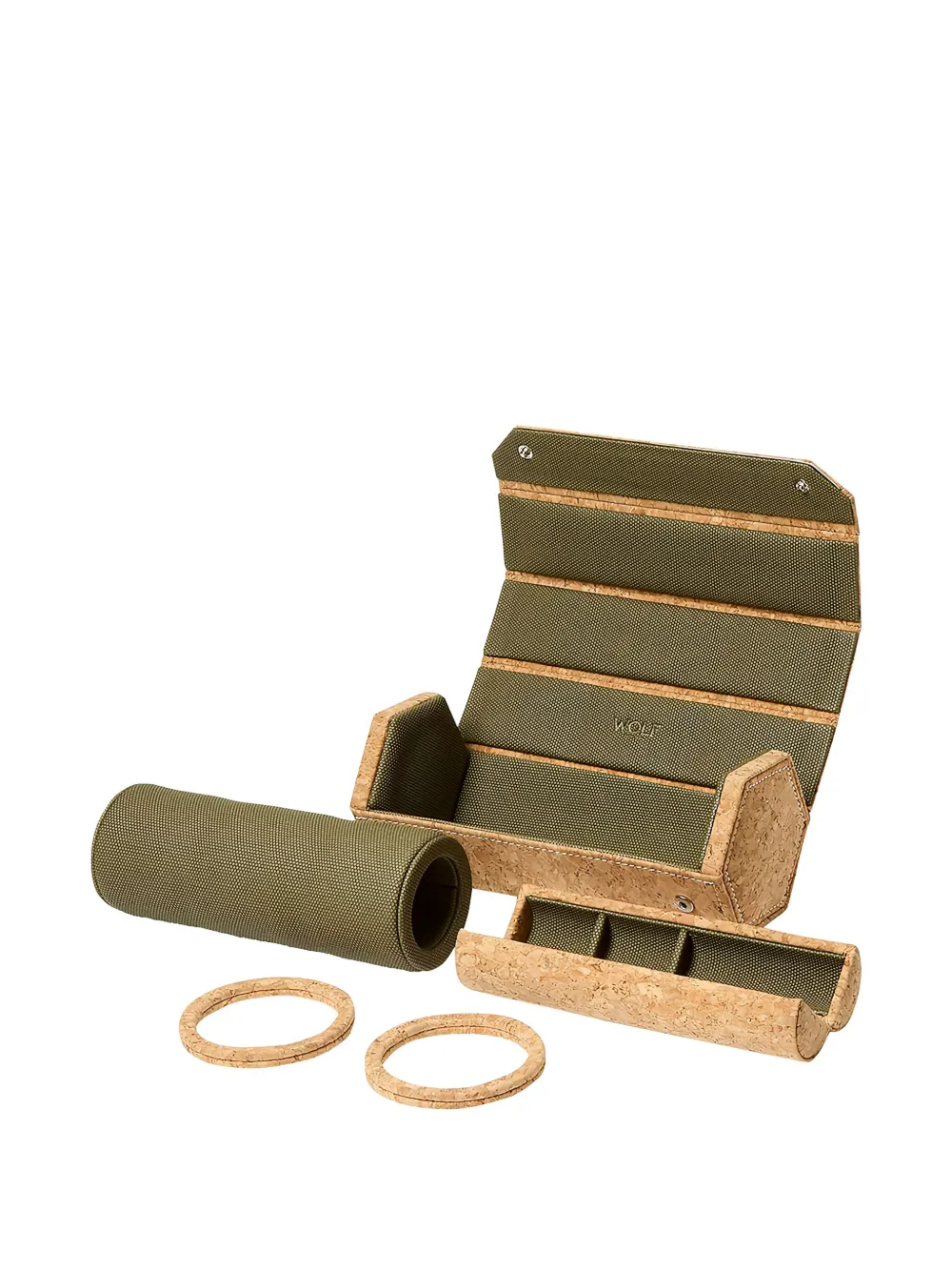 WOLF Cortica Triple Watch Roll hoes Beige