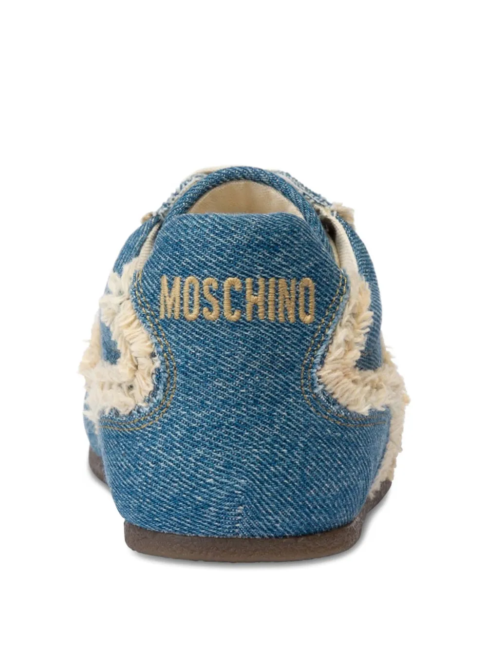 Moschino Sneakers met franje Blauw