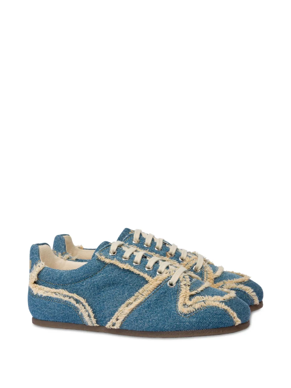 Moschino Sneakers met franje Blauw