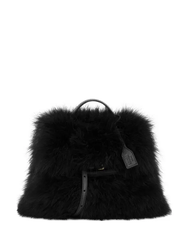 Moschino Small Tie Me Tote Bag in Black