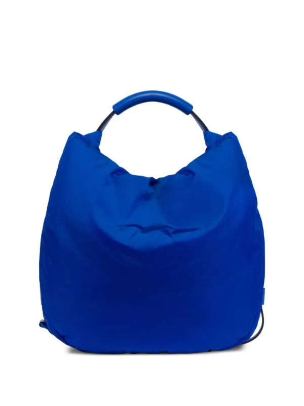 Moschino Handle Me Medium Shoulder Bag in Blue