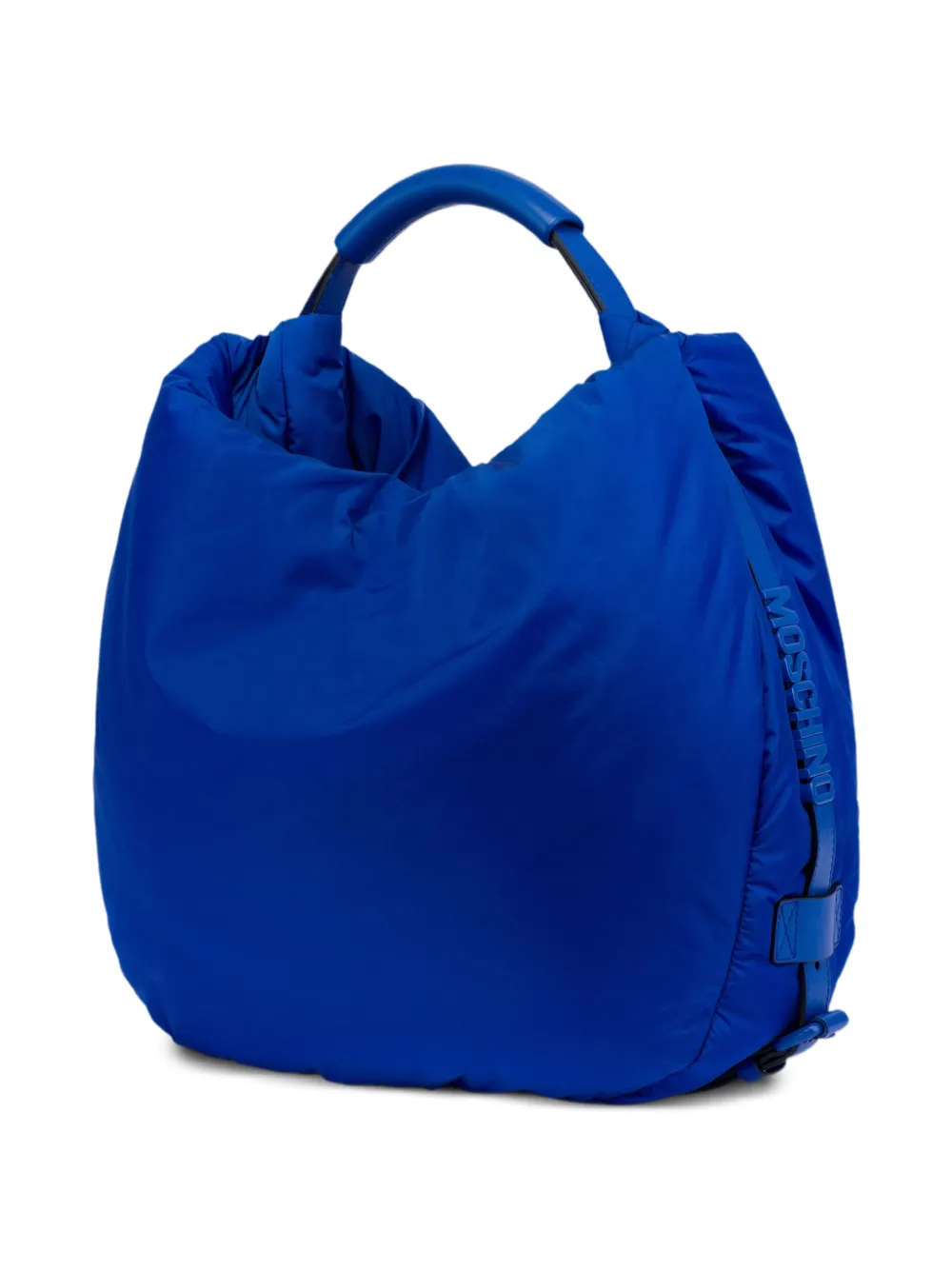 Moschino Handle Me medium tas Blauw