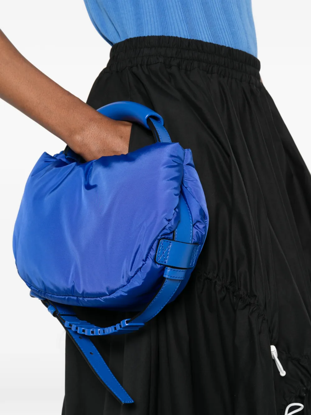 Moschino Kleine Handle Me handtas Blauw