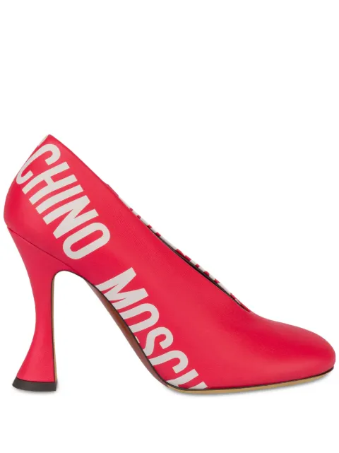 Moschino Pumps mit Logo-Print