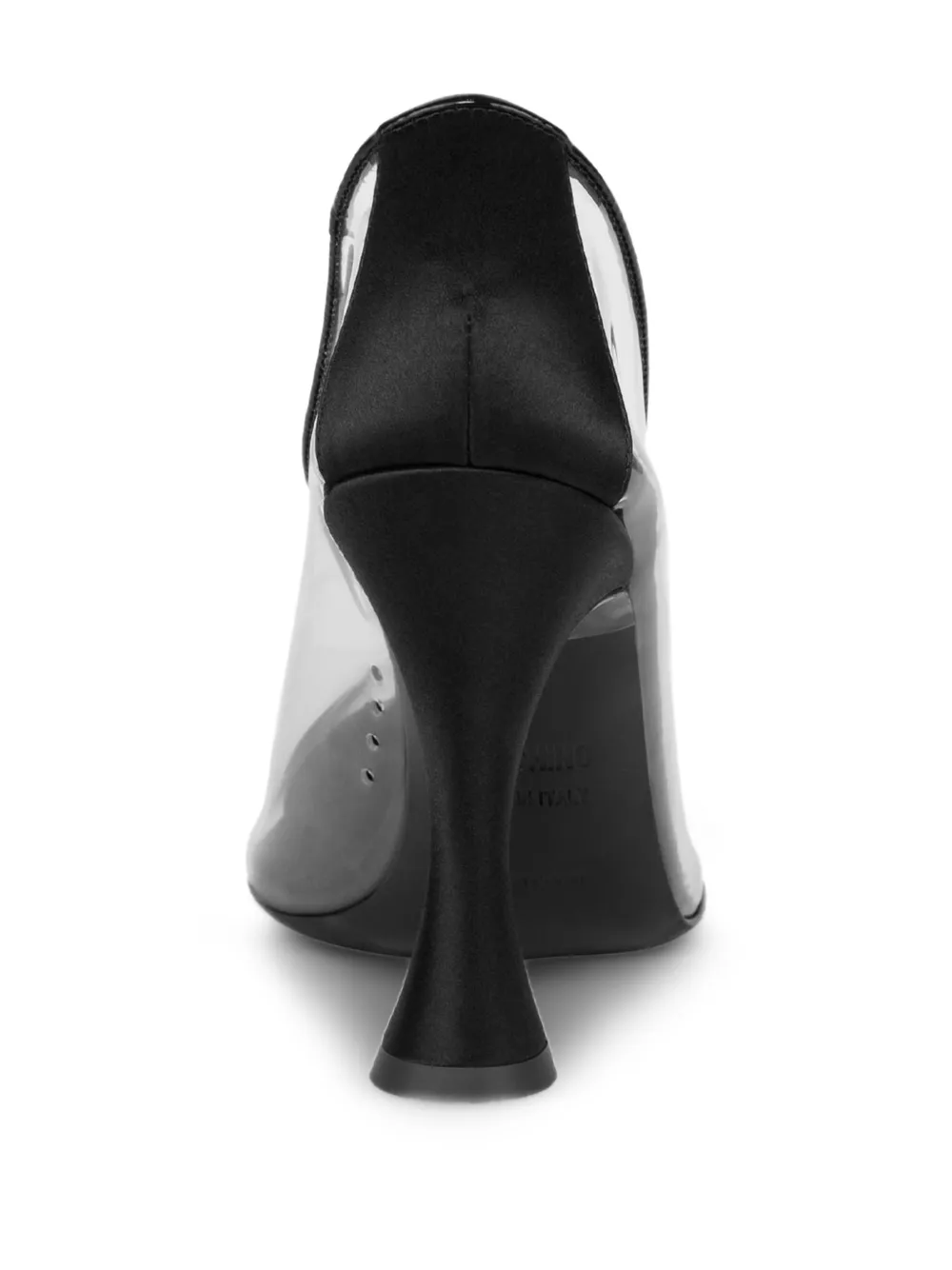 Moschino Semi-doorzichtige pumps Wit