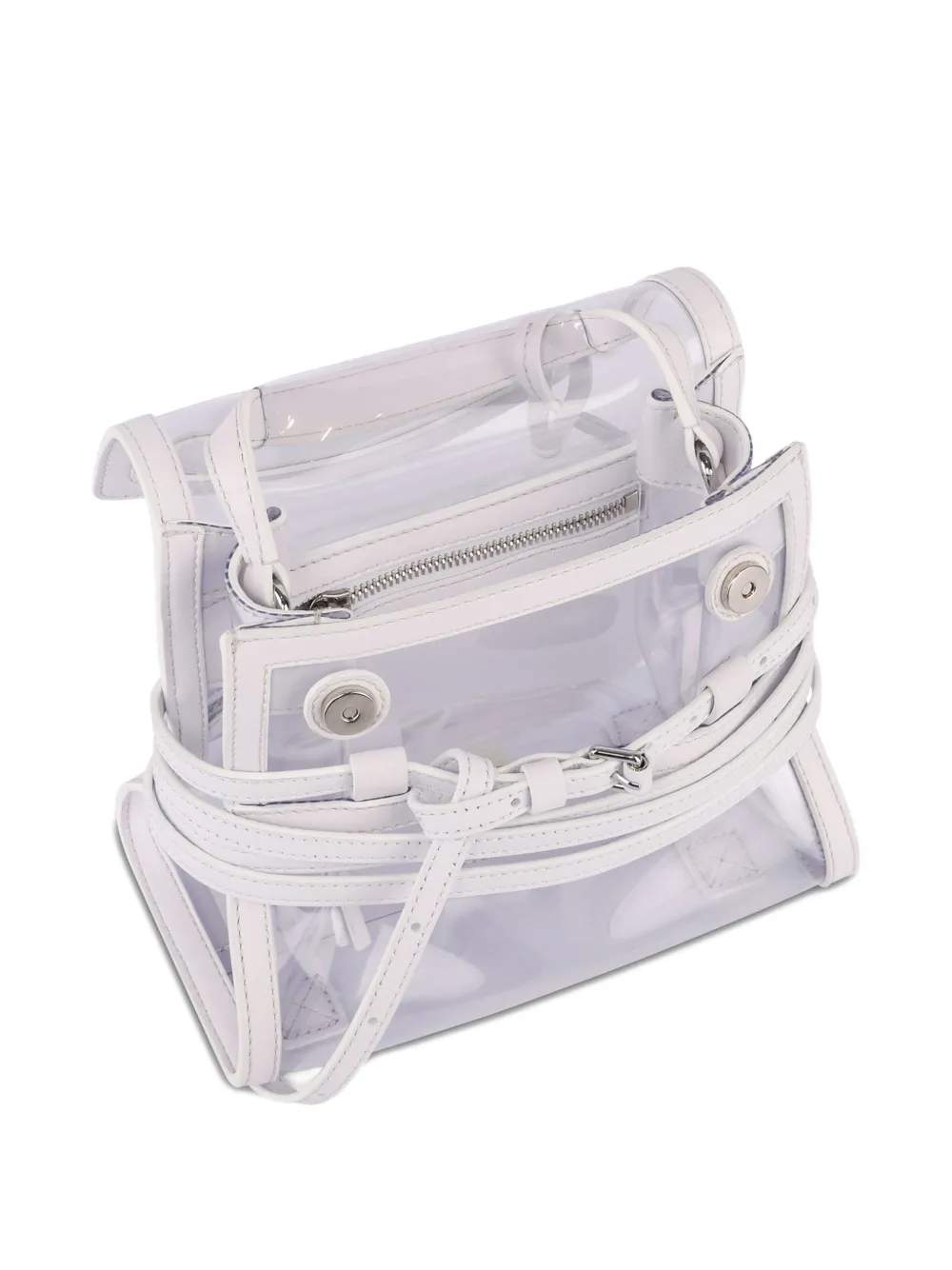 Moschino Tie Me Kleine Handtasche In Black