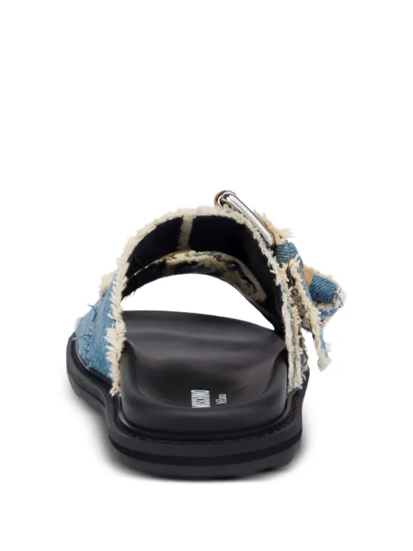 Moschino フレイド サンダル | ブルー | FARFETCH JP