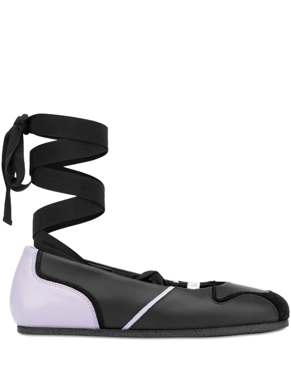 Moschino Ballerine con inserti - Nero