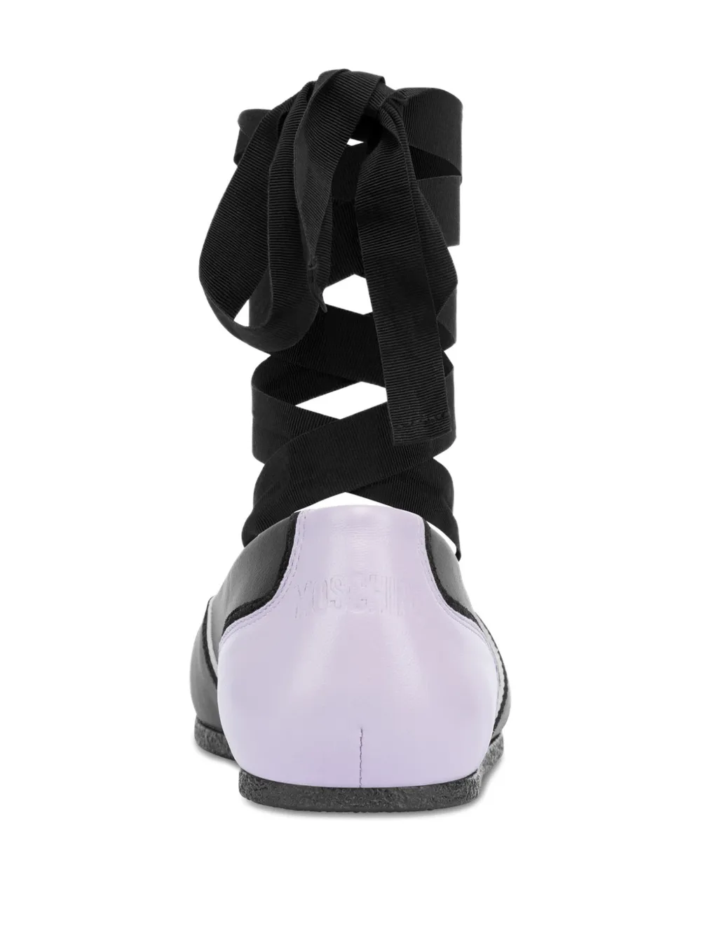 Moschino Slippers met vlakken Zwart