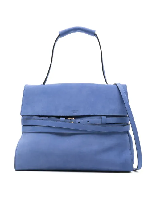 Moschino logo-detail buckle shoulder bag